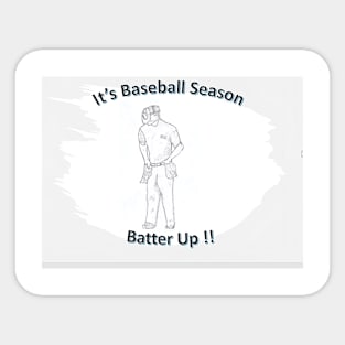 Batter Up !! Sticker